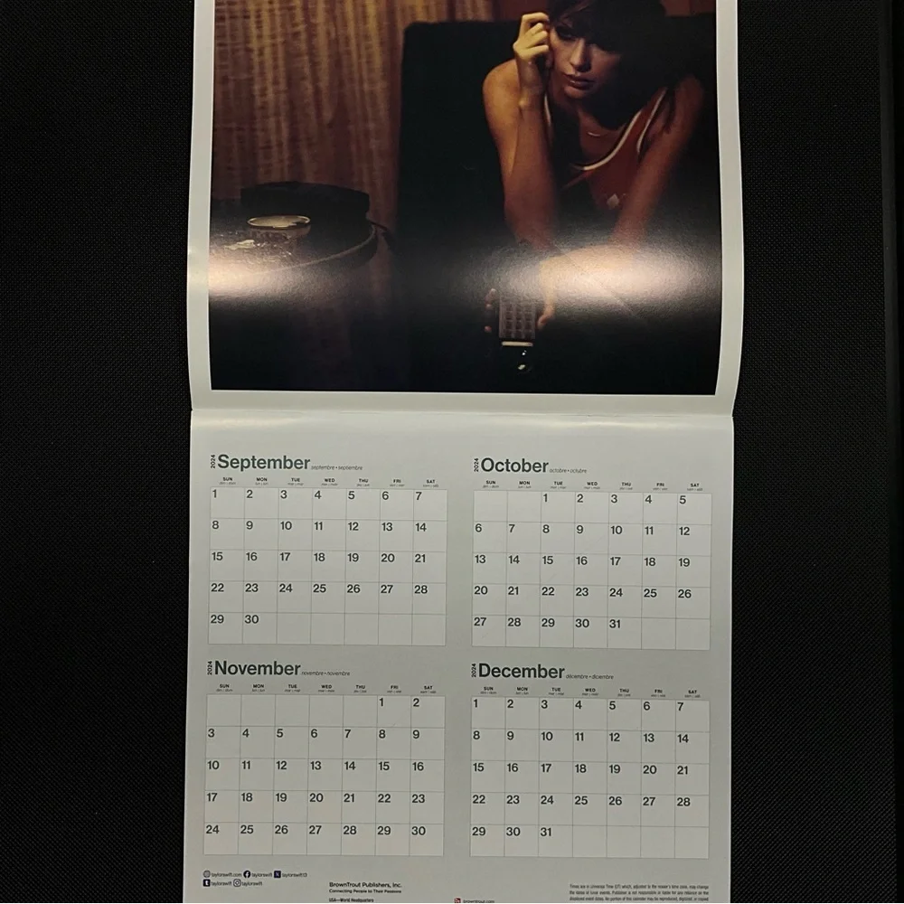 Taylor Swift 2025 Official 16-Month Wall Calendar